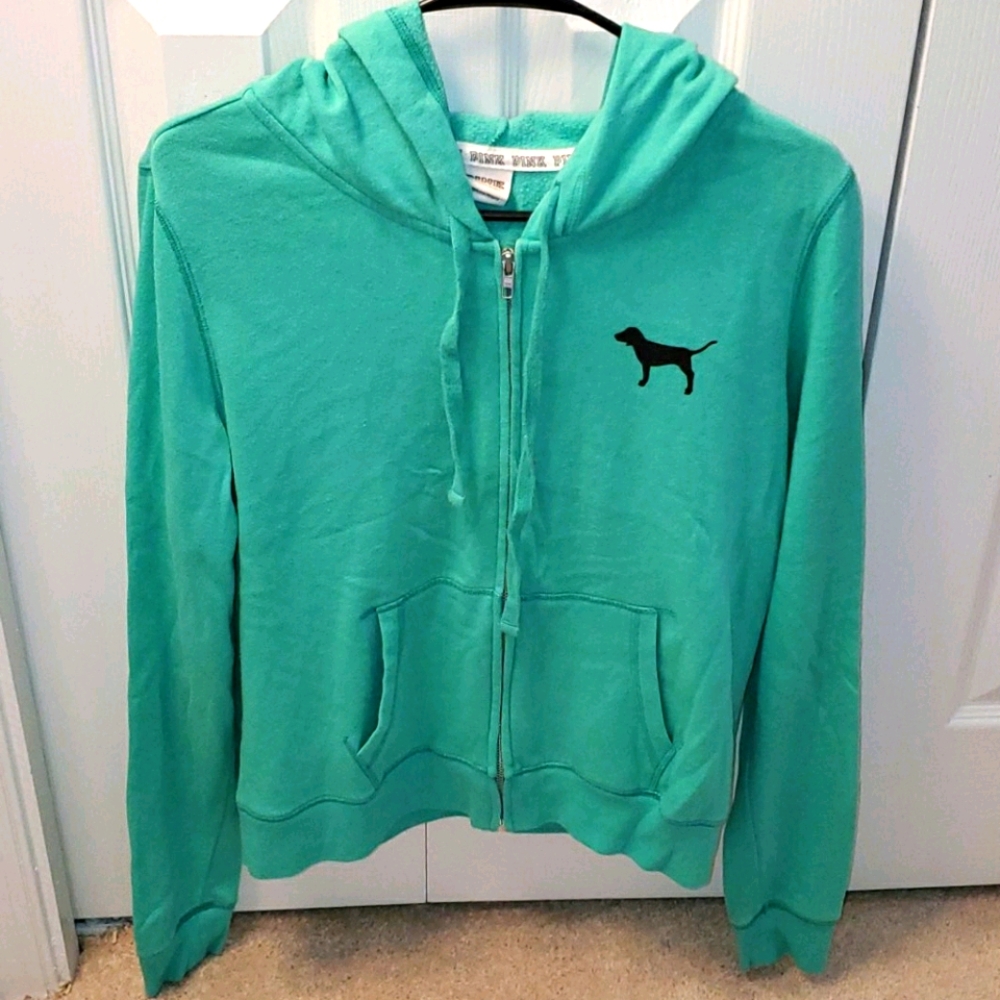 VS Pink M, zip up hoodie